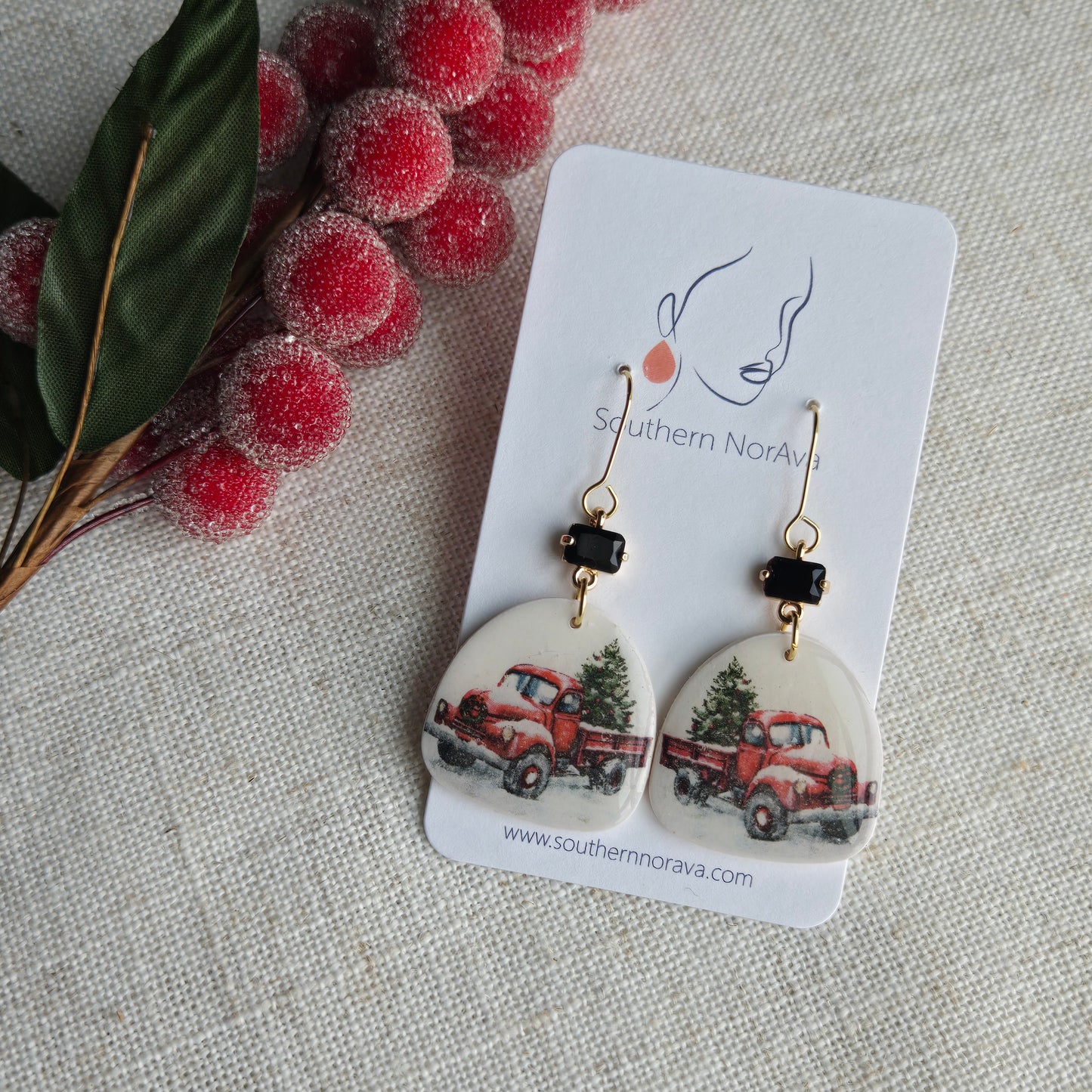 2025 Holiday - Clay Transfer - Vintage Truck