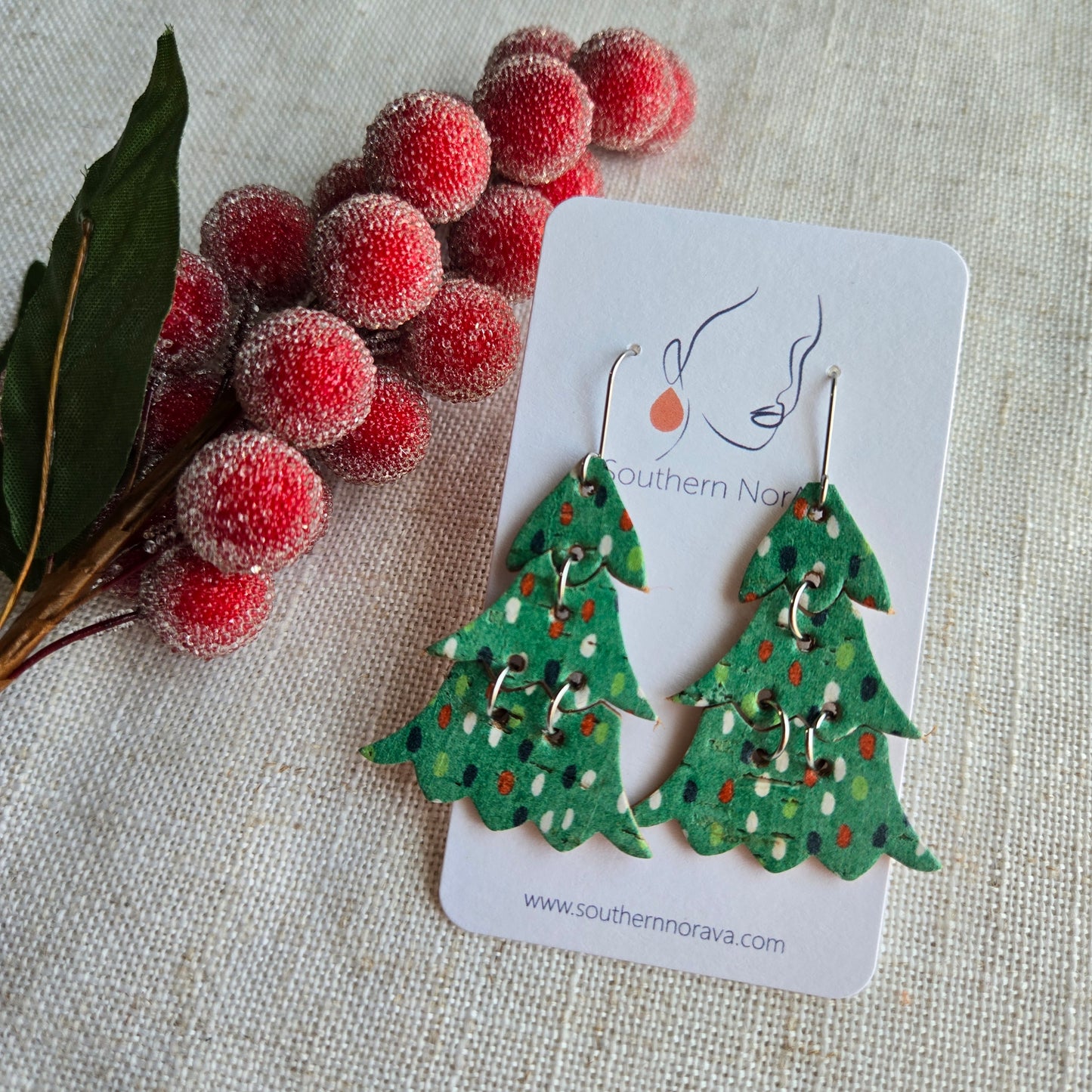 2025 Holiday - Leather - Holiday Lights Tree