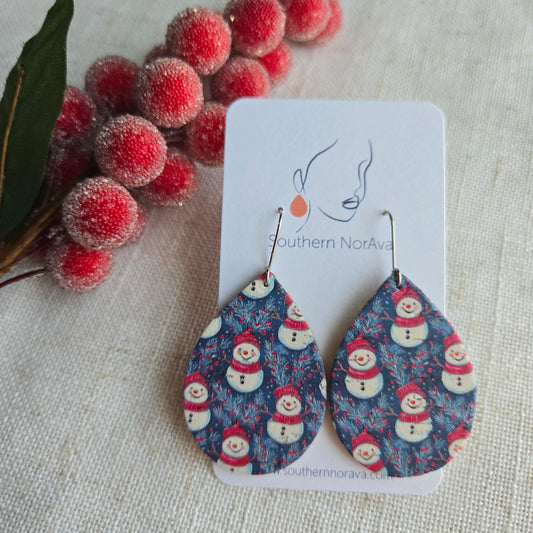 2025 Holiday - Leather - Mandy Snowman