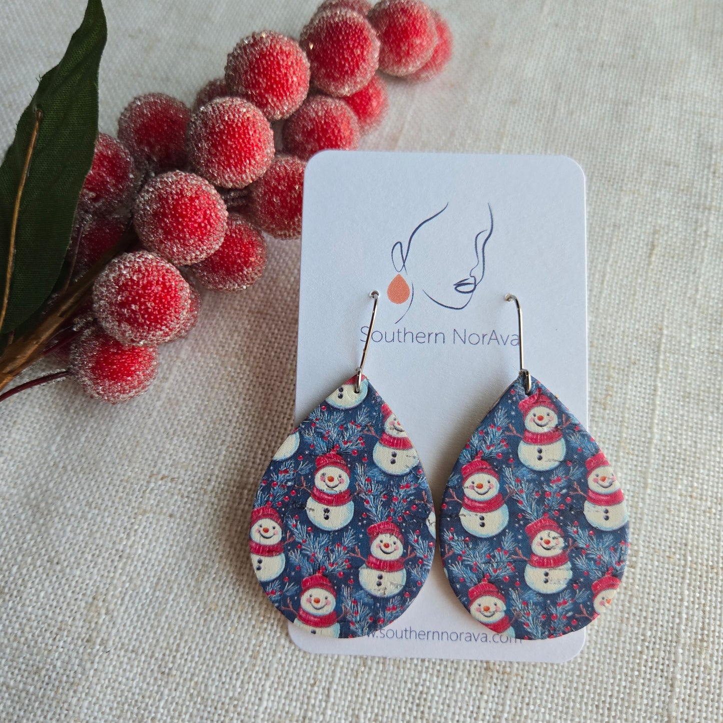 2025 Holiday - Leather - Mandy Snowman