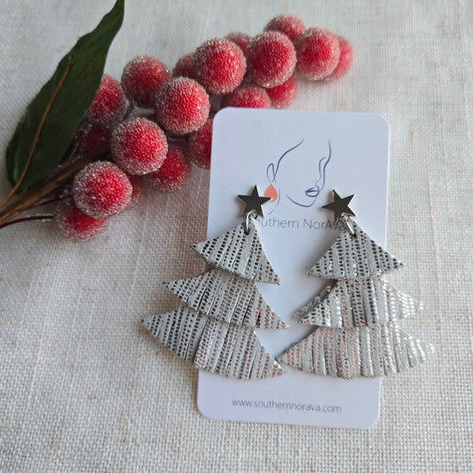 2025 Holiday - Leather - Silver Rain Tree