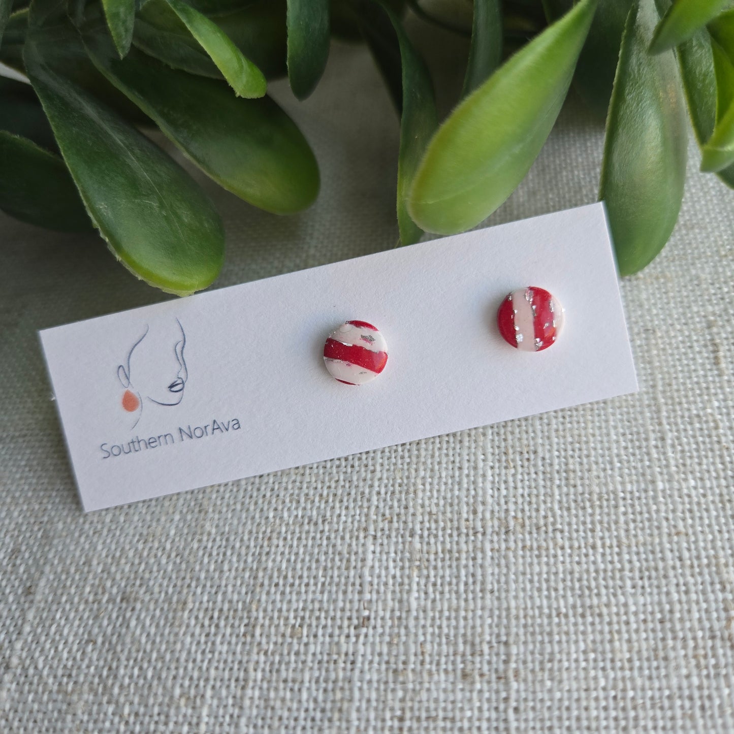 Clay - Candy Cane Collection - Stud