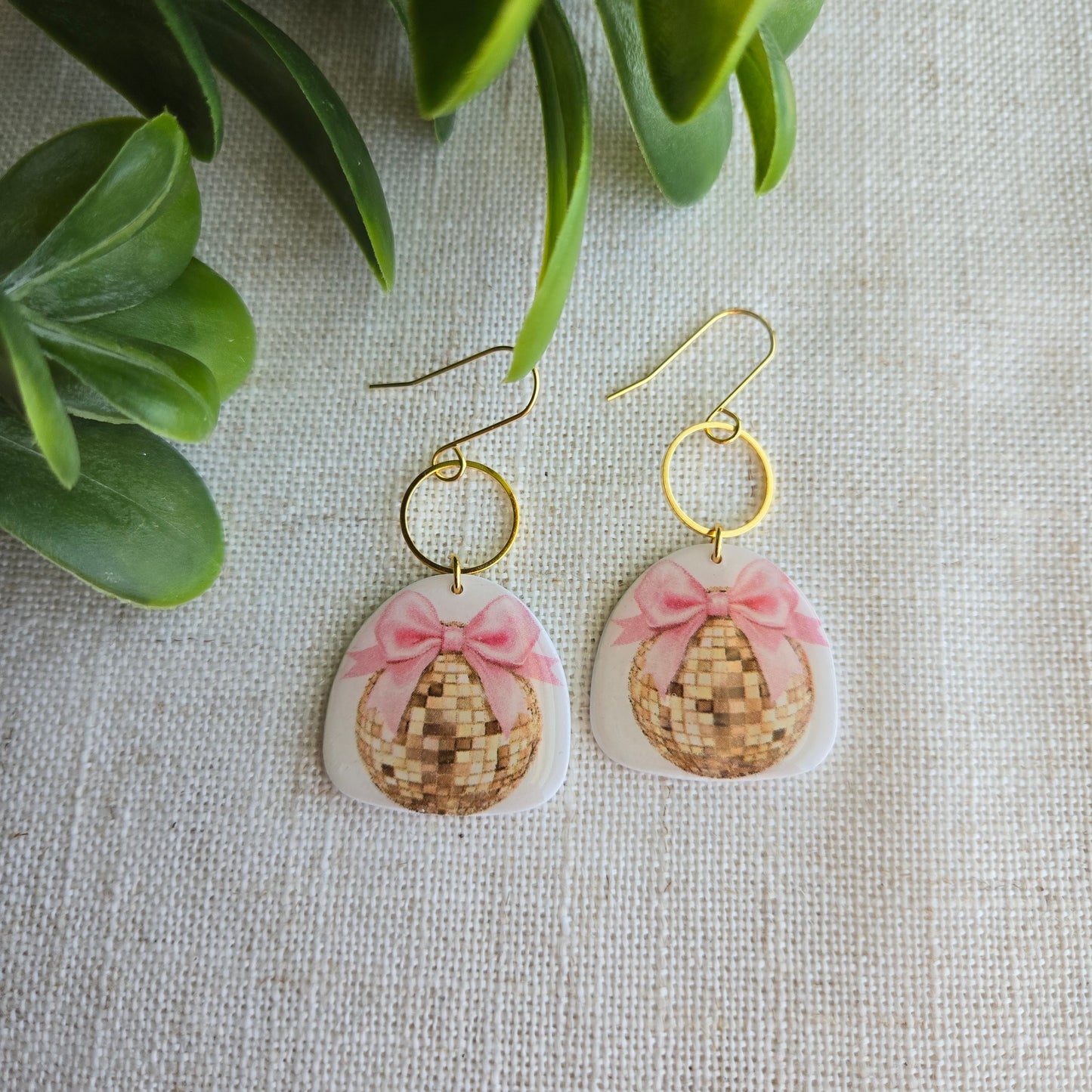 New Year's Collection - Clay - Gold Disco Ball