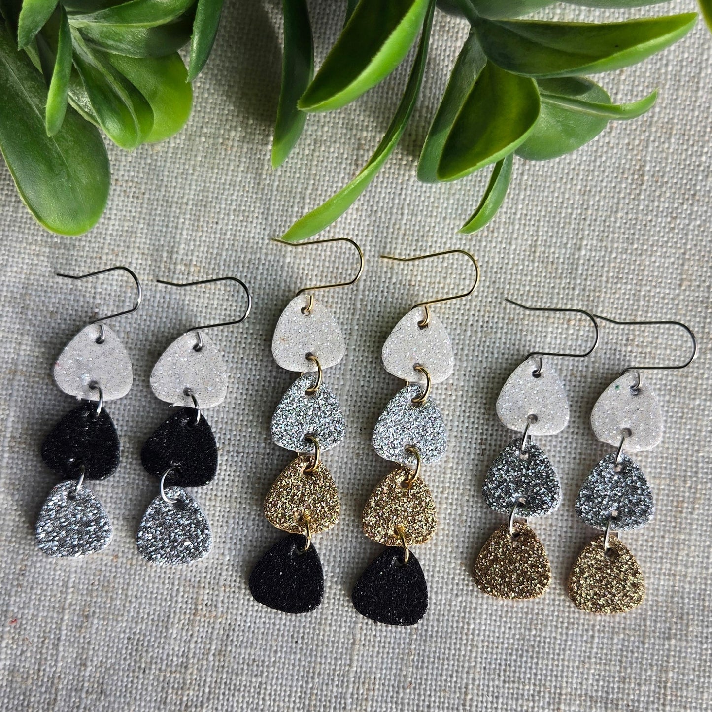 New Year's Collection - Leather - Triangle Drops