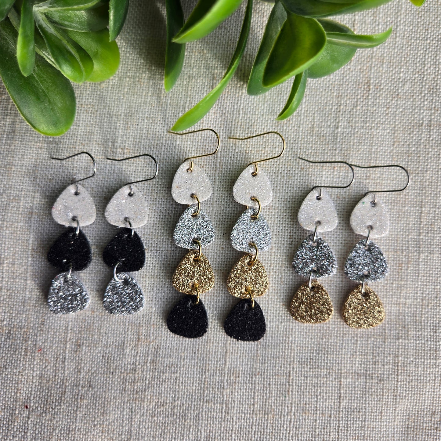 New Year's Collection - Leather - Triangle Drops