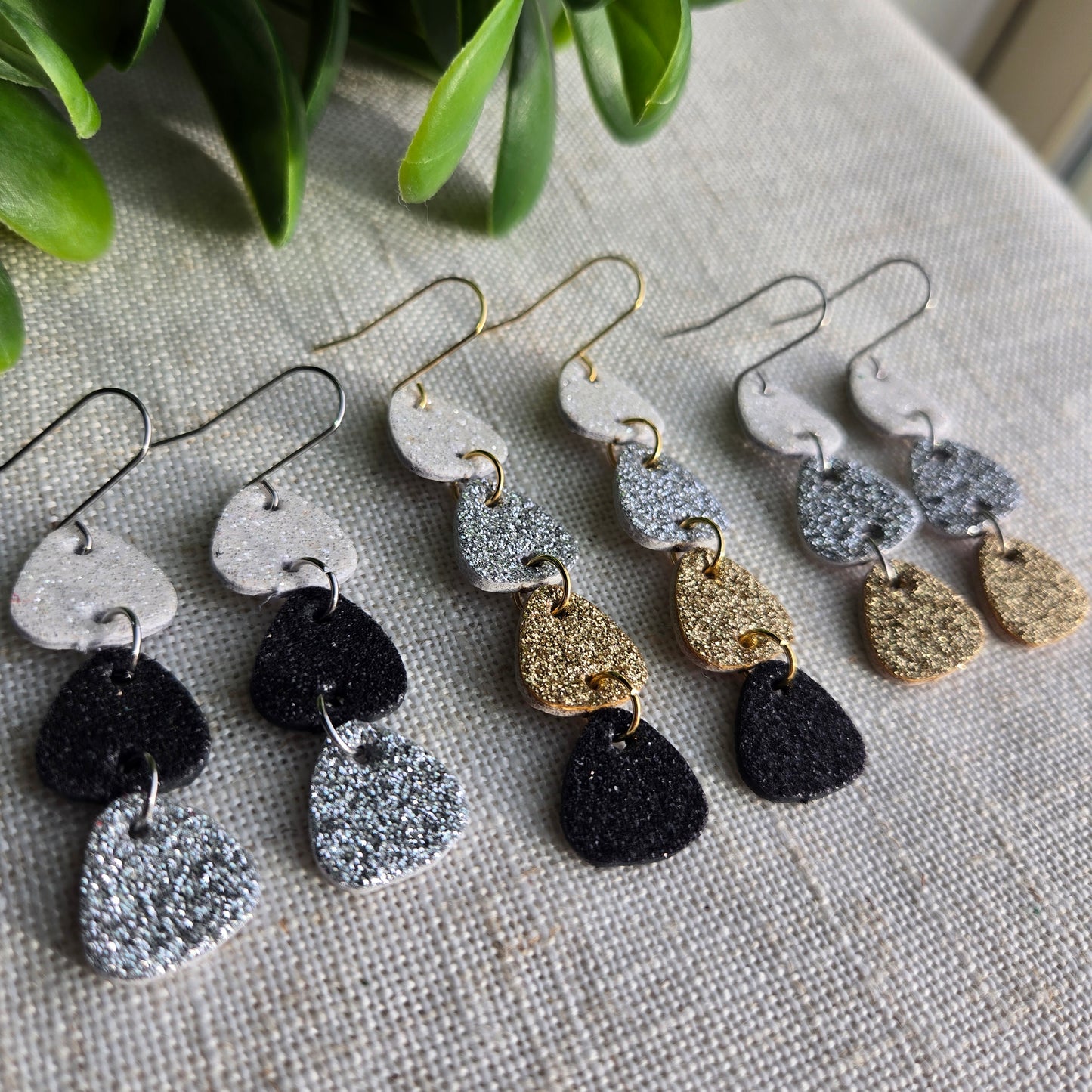 New Year's Collection - Leather - Triangle Drops