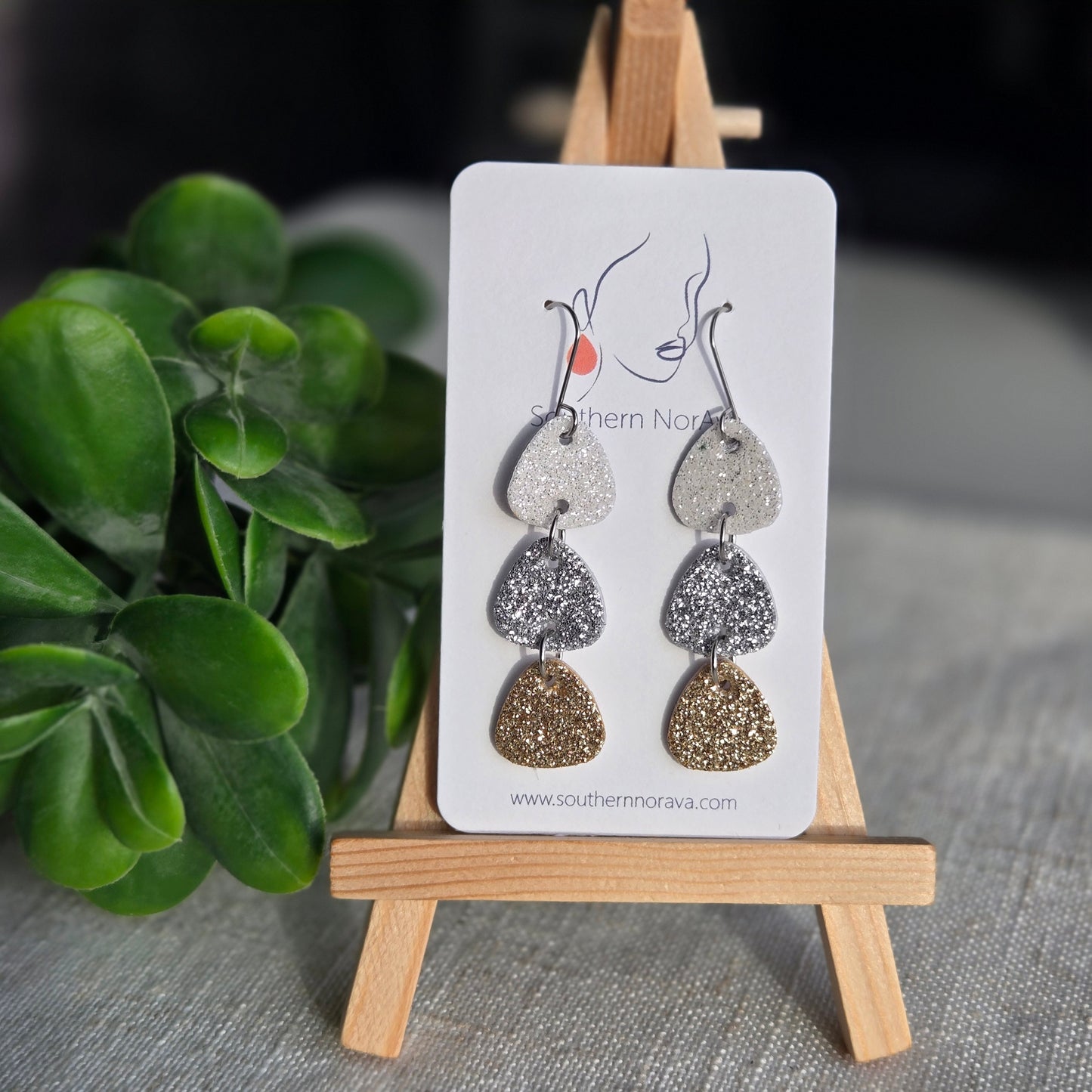 New Year's Collection - Leather - Triangle Drops