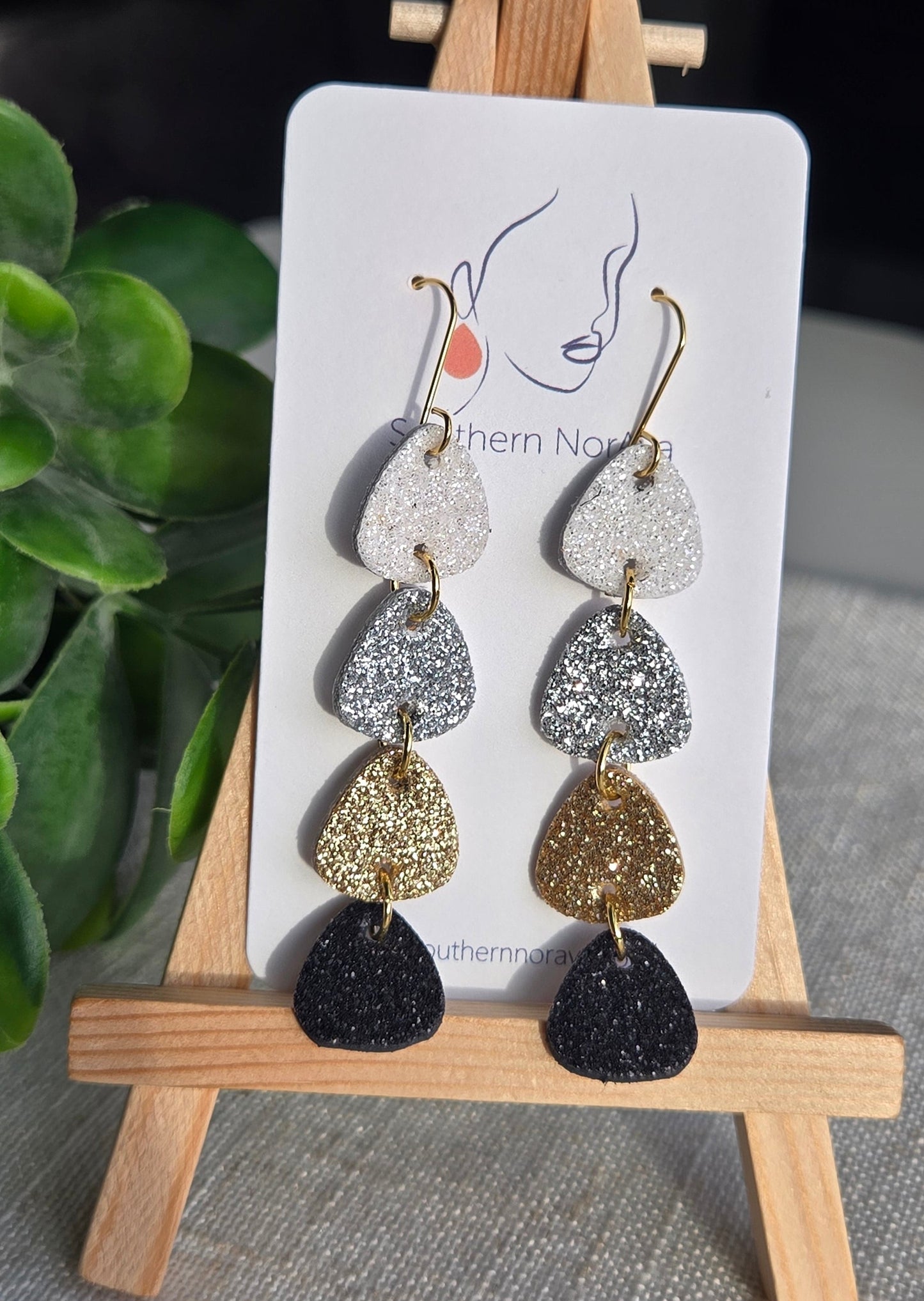 New Year's Collection - Leather - Triangle Drops