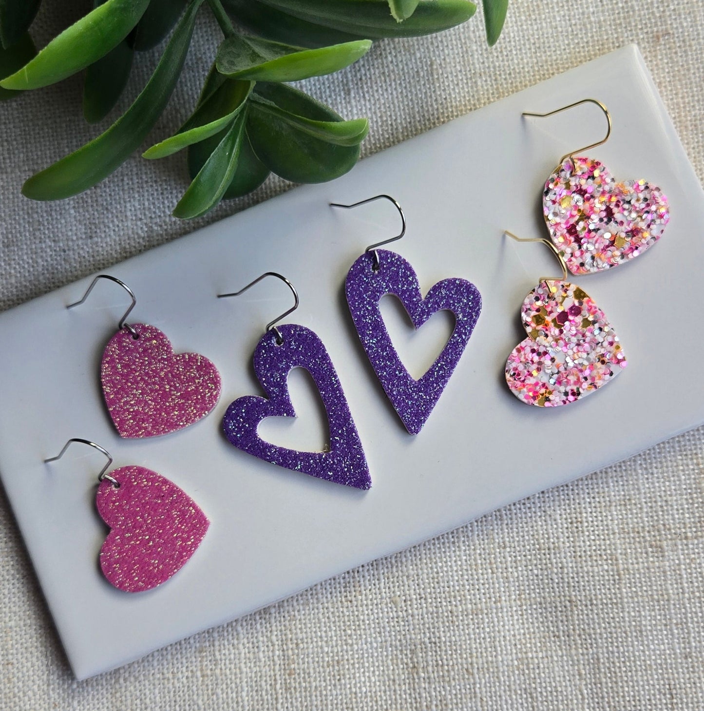 Glitter Hearts