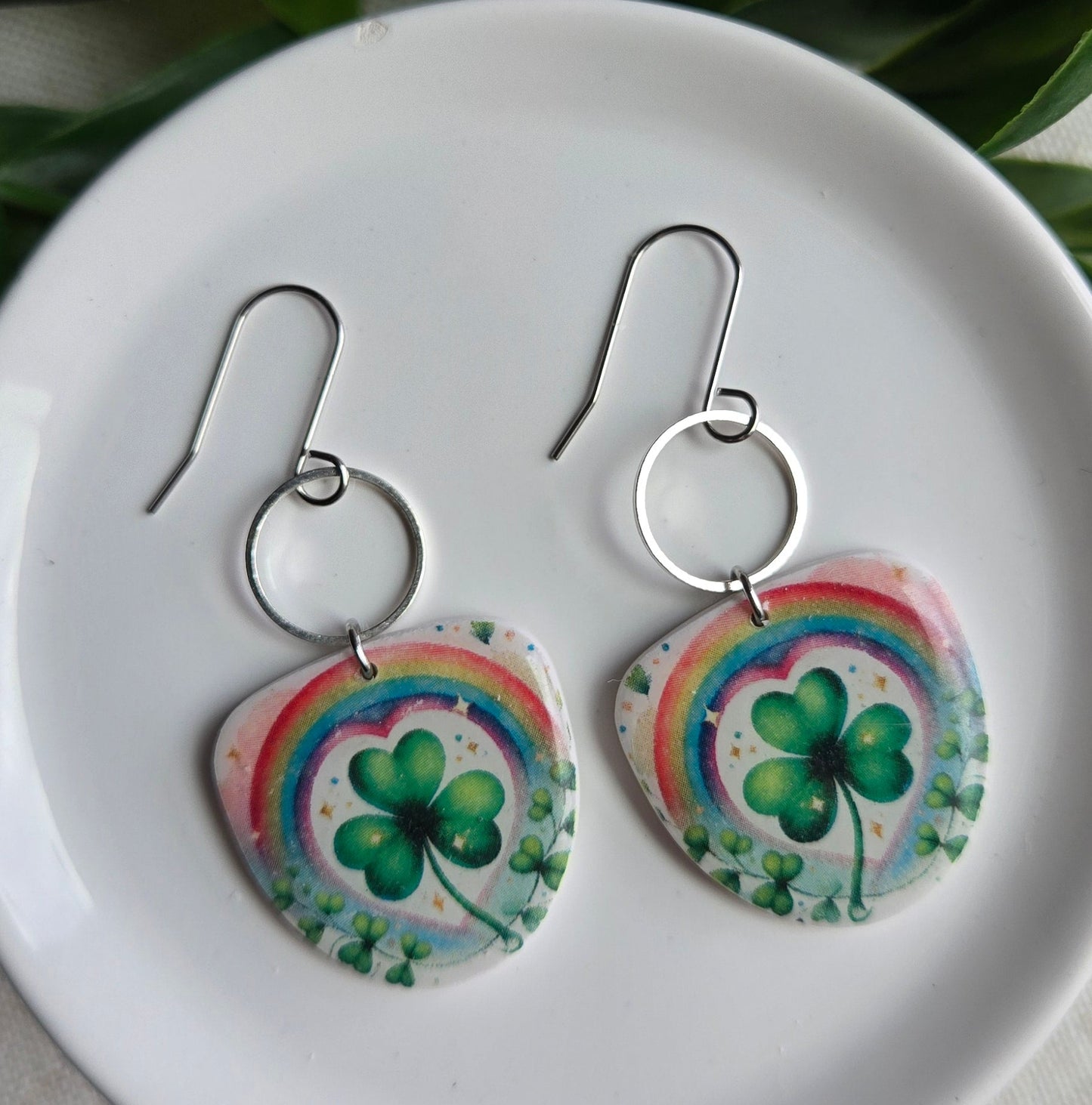 Shamrock Rainbow Dangles