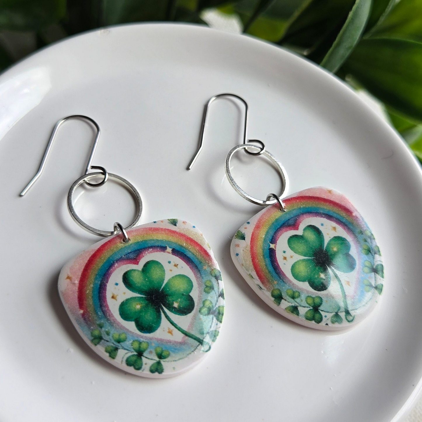 Shamrock Rainbow Dangles