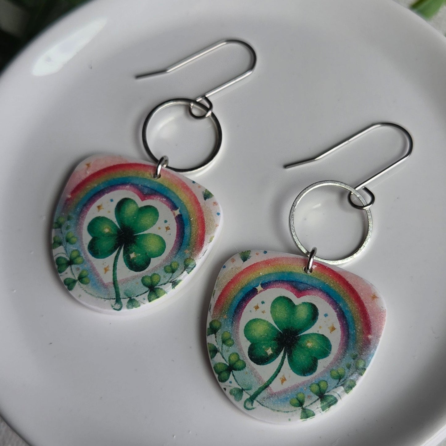 Shamrock Rainbow Dangles