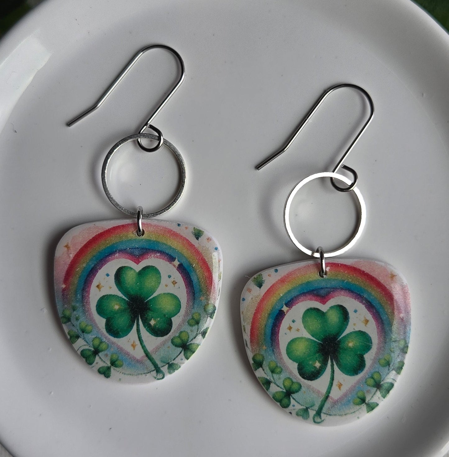 Shamrock Rainbow Dangles