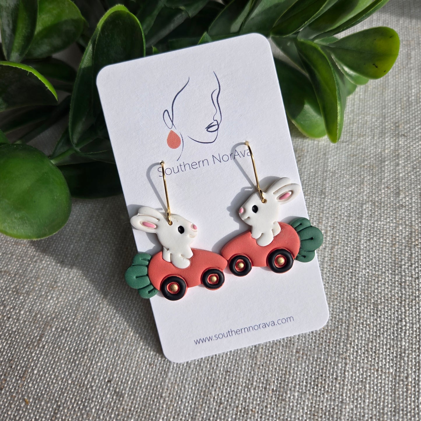 Bunny in Car