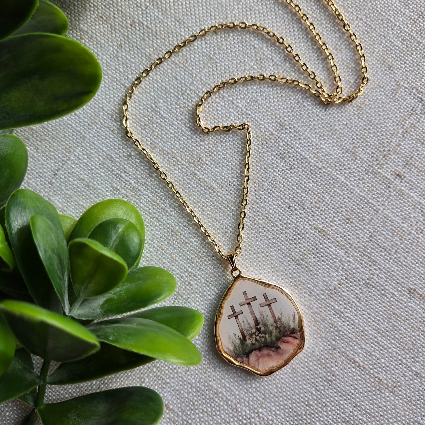 Crosses on the Hill Necklace