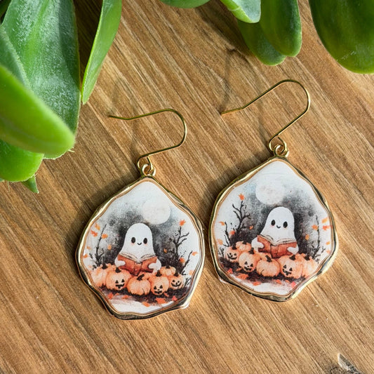 Ghost Organic Framed Dangles