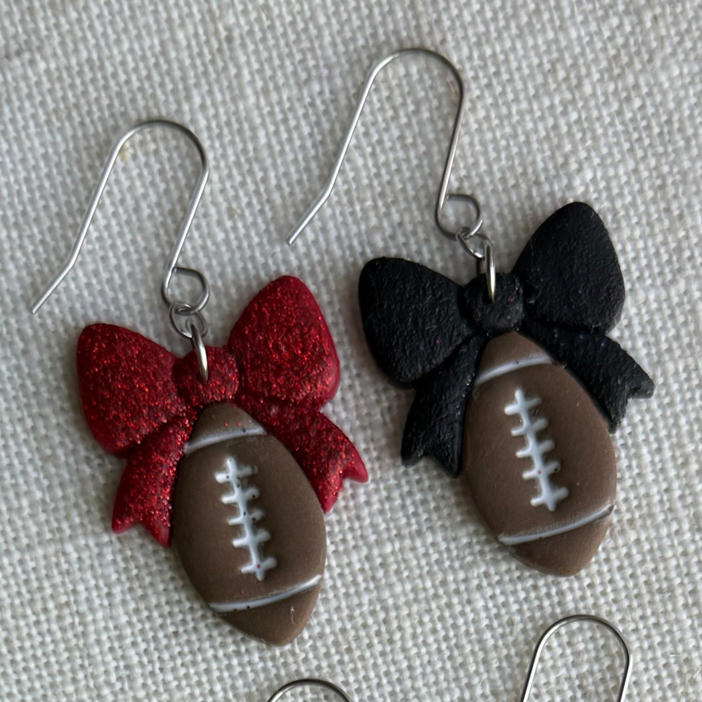 Clay - Footballs with Bows