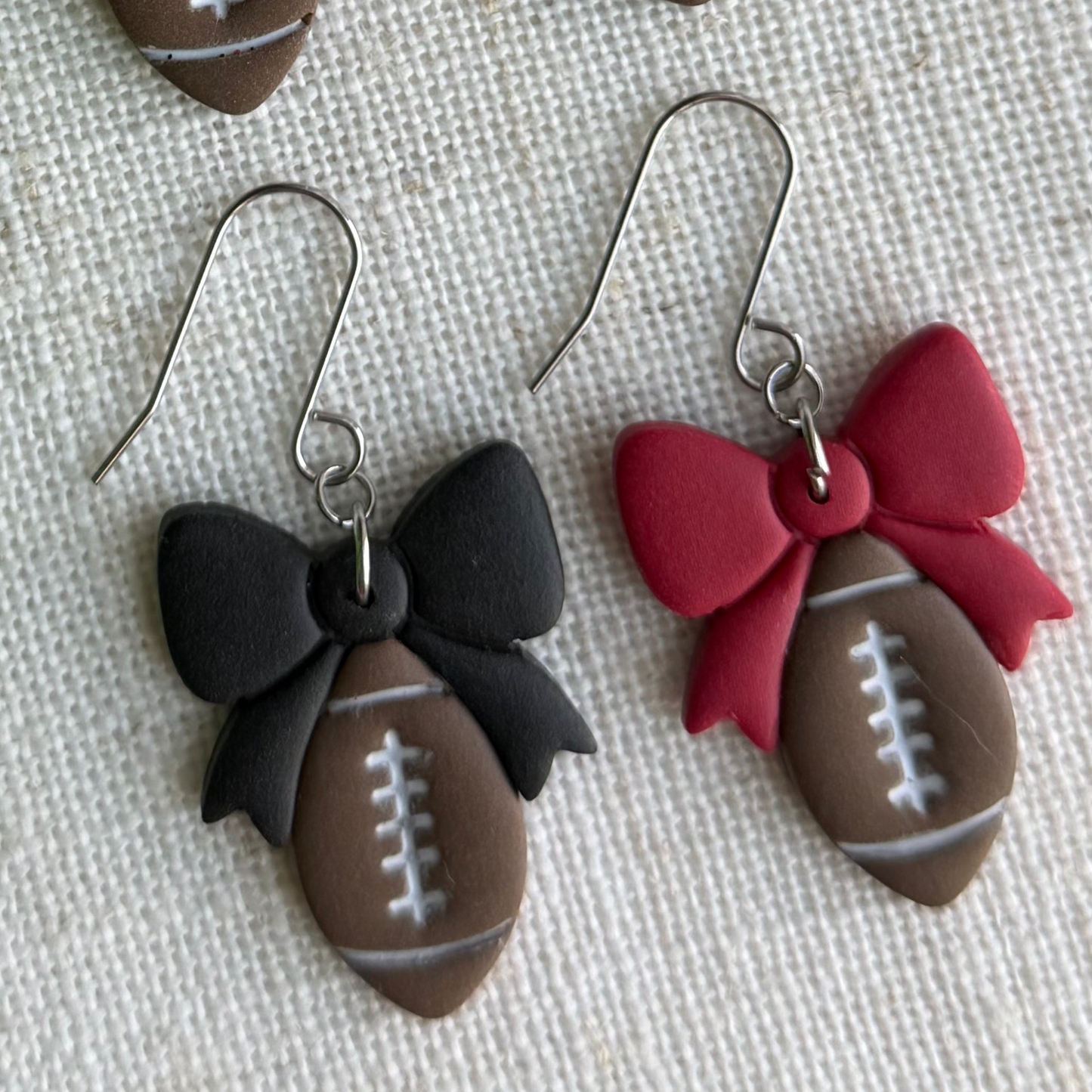 Clay - Footballs with Bows