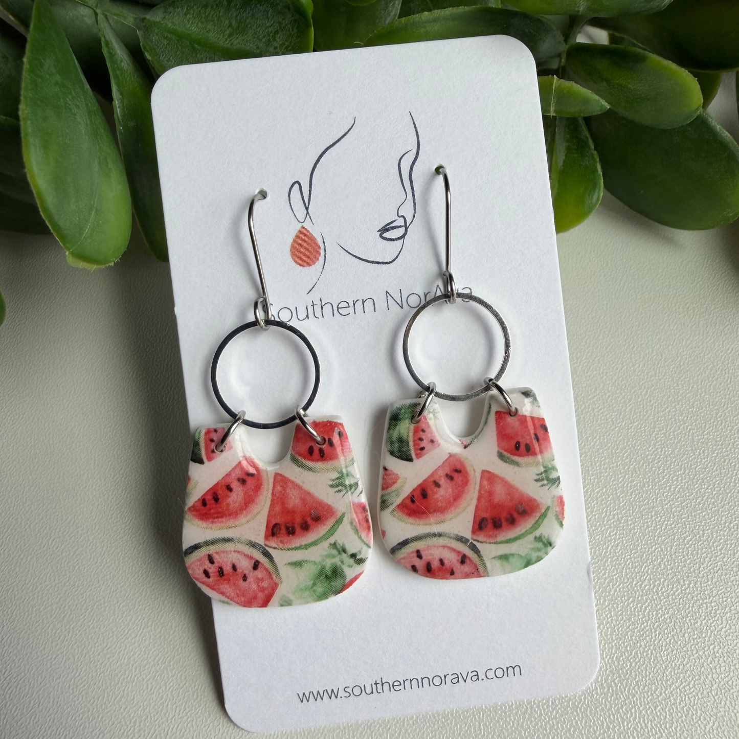 Summer Picnic - Watermelon Dangles