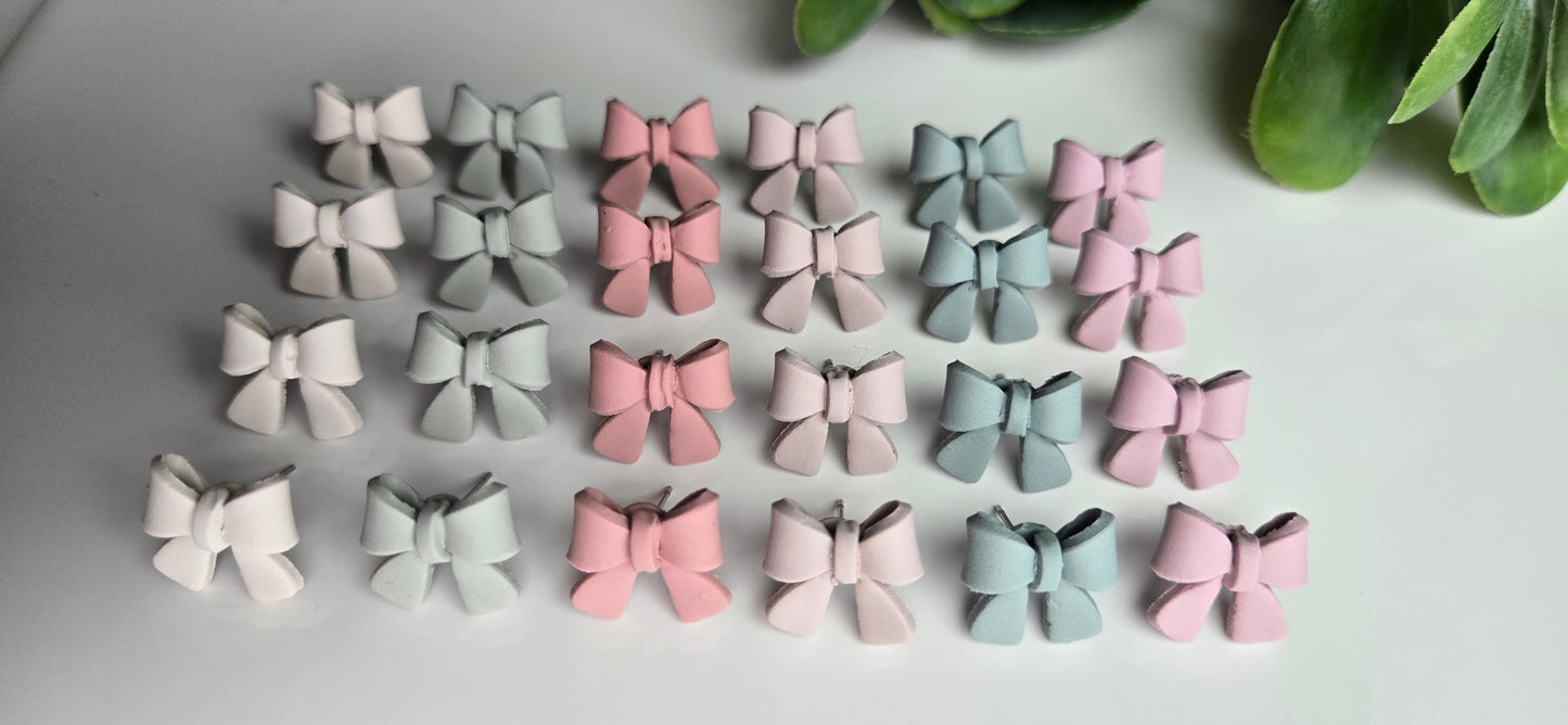 Bow Studs - Multiple Colors