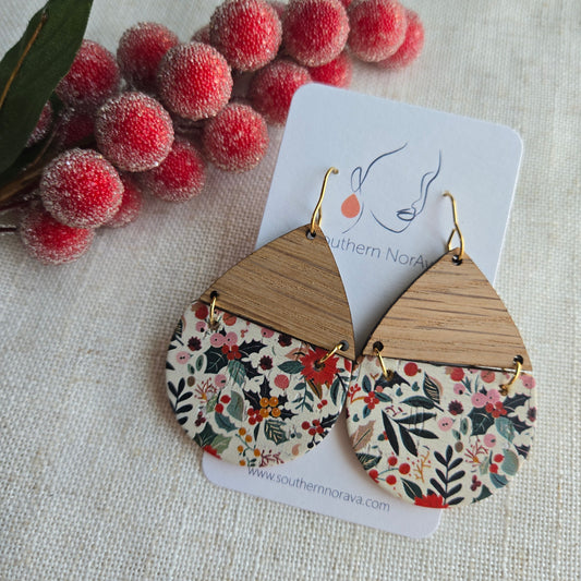 2025 Holiday - Leather - Bethany Christmas Floral