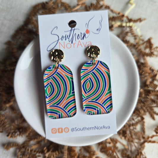 Acrylic Dangles - Retro