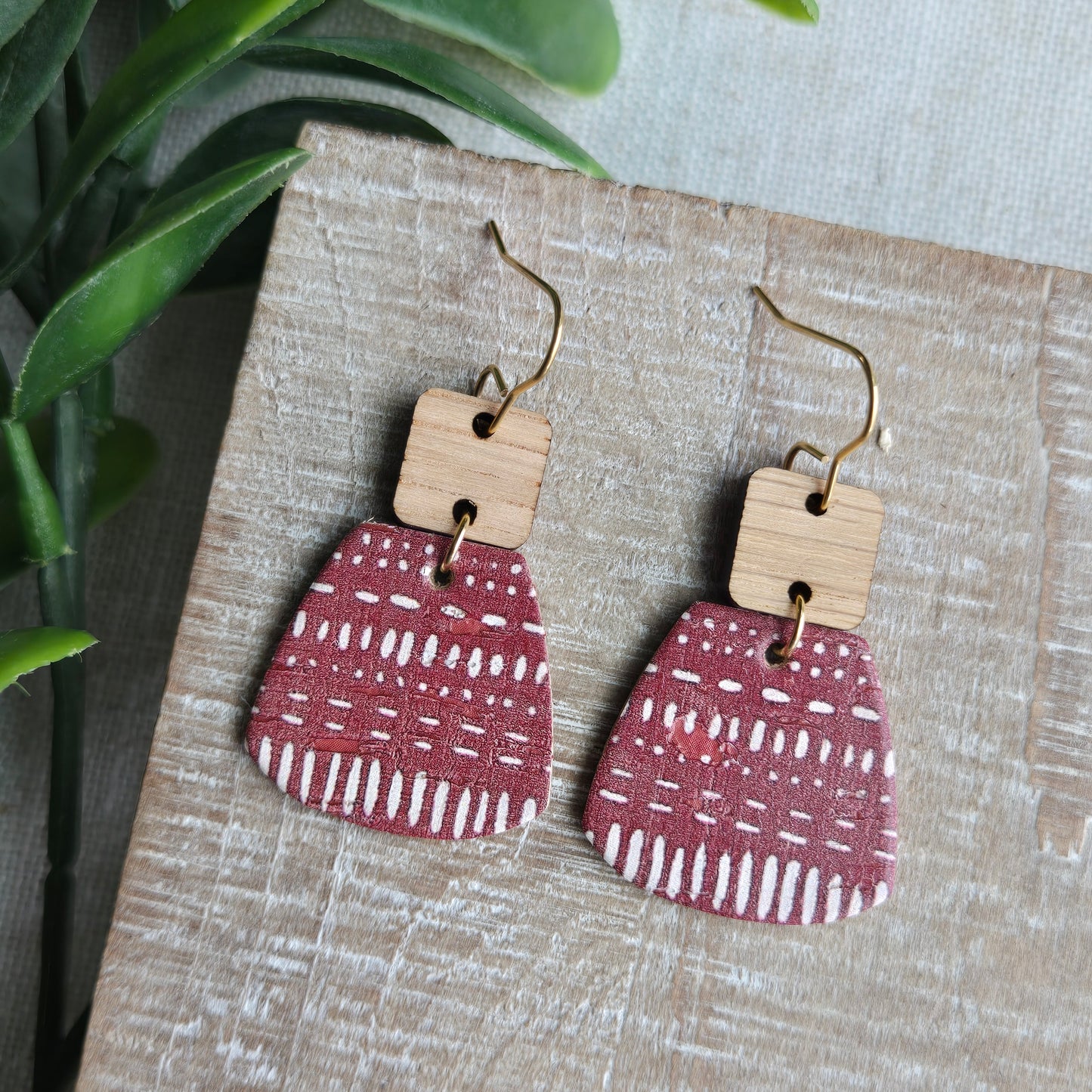 Jane - Scarlet Mudcloth