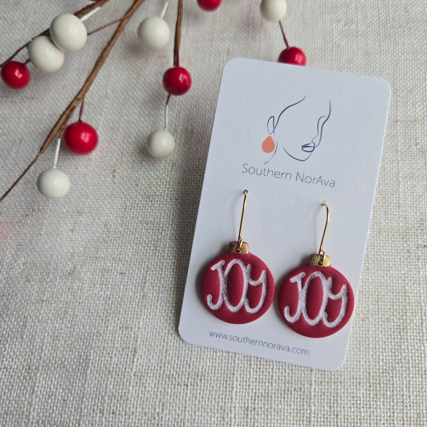 2025 Holiday - Clay - Joy Ornaments