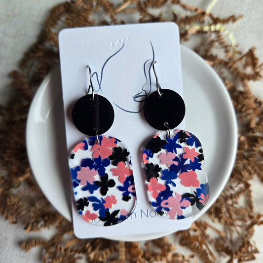 Acrylic Dangles - Floral