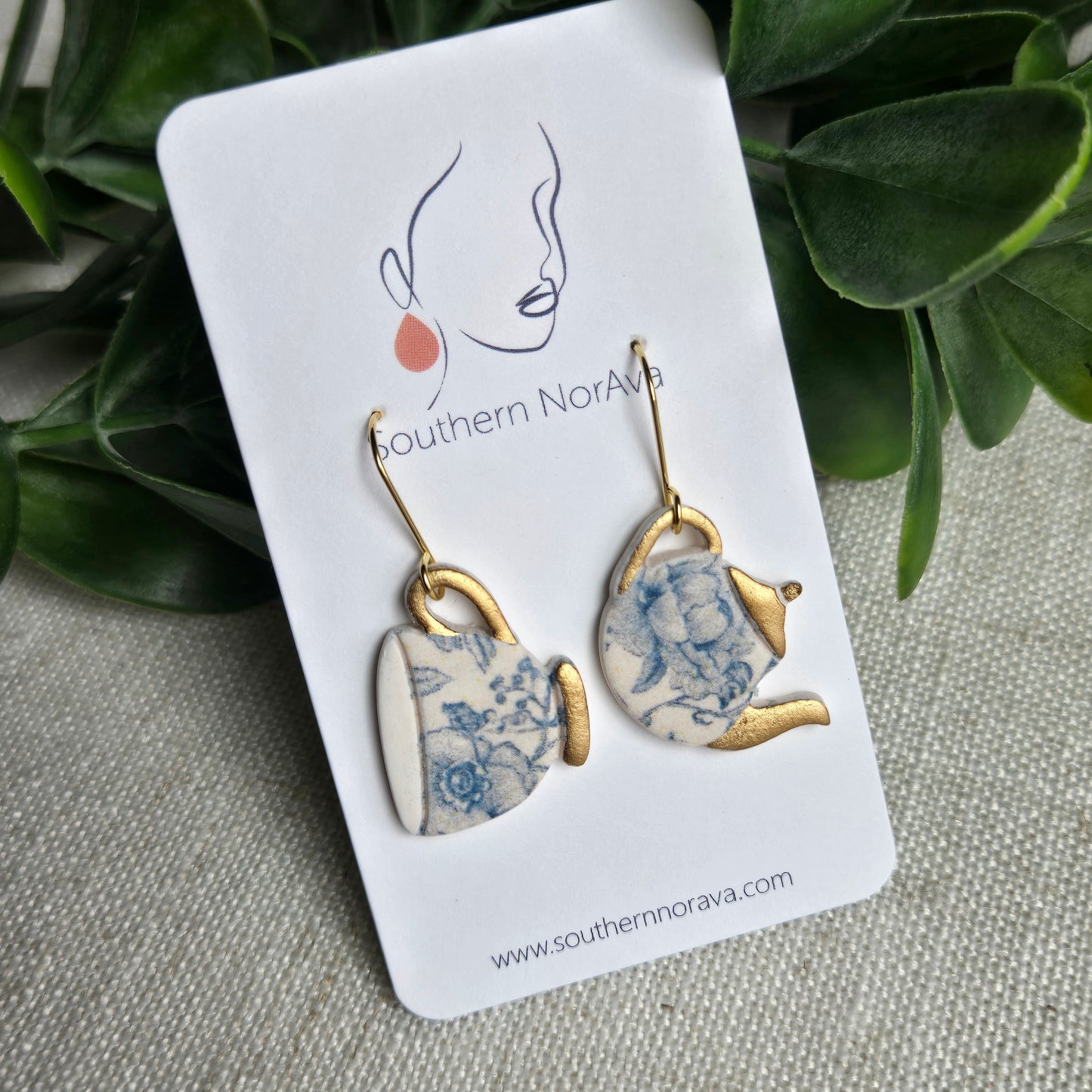 Tea Pot and Cup Dangles