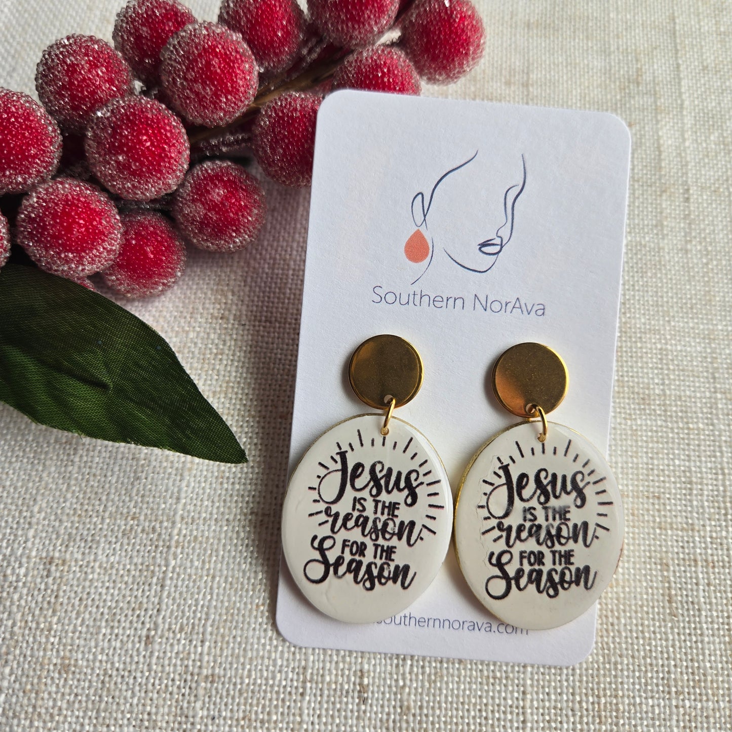 2025 Holiday - Clay - Simple Dangles