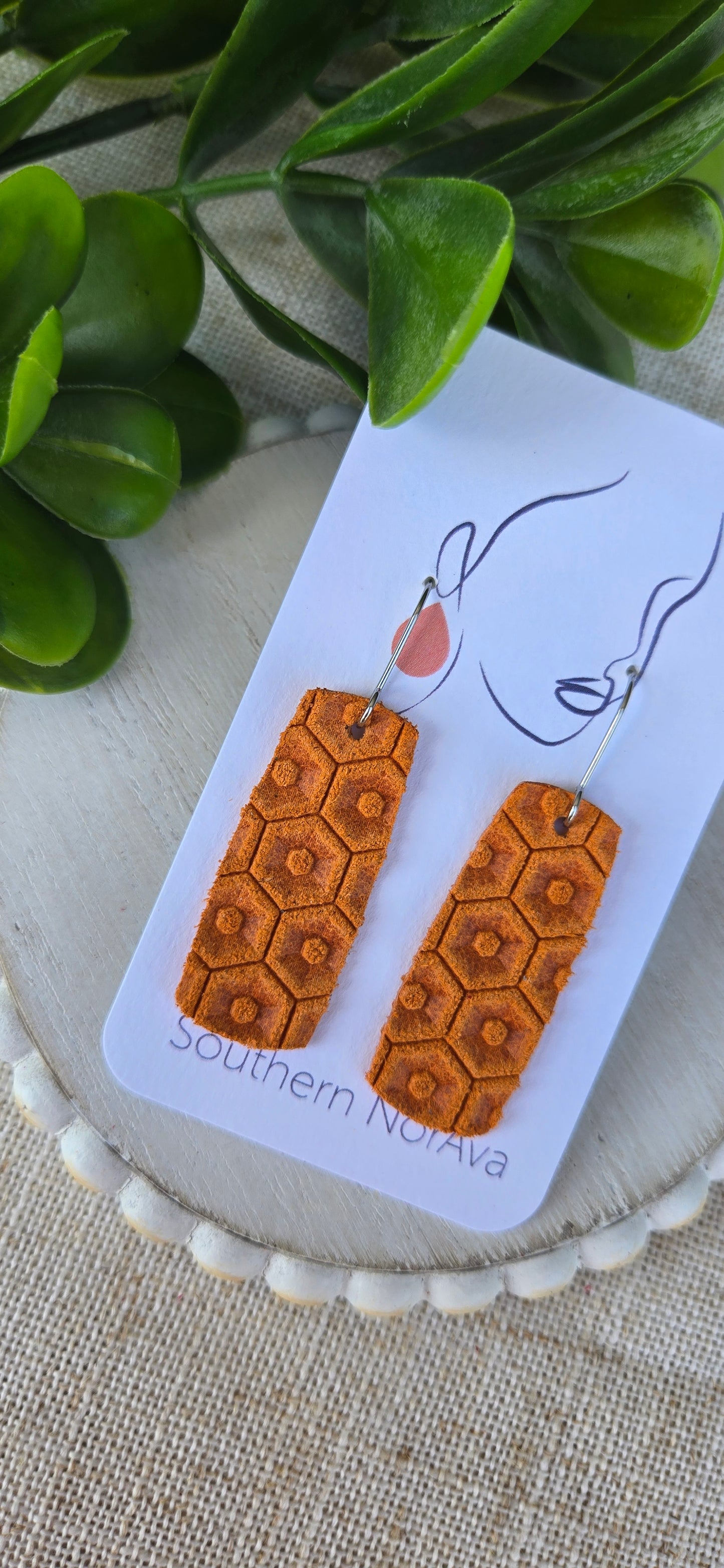 Textured Solids - Orange Beehive - Mini JoJo