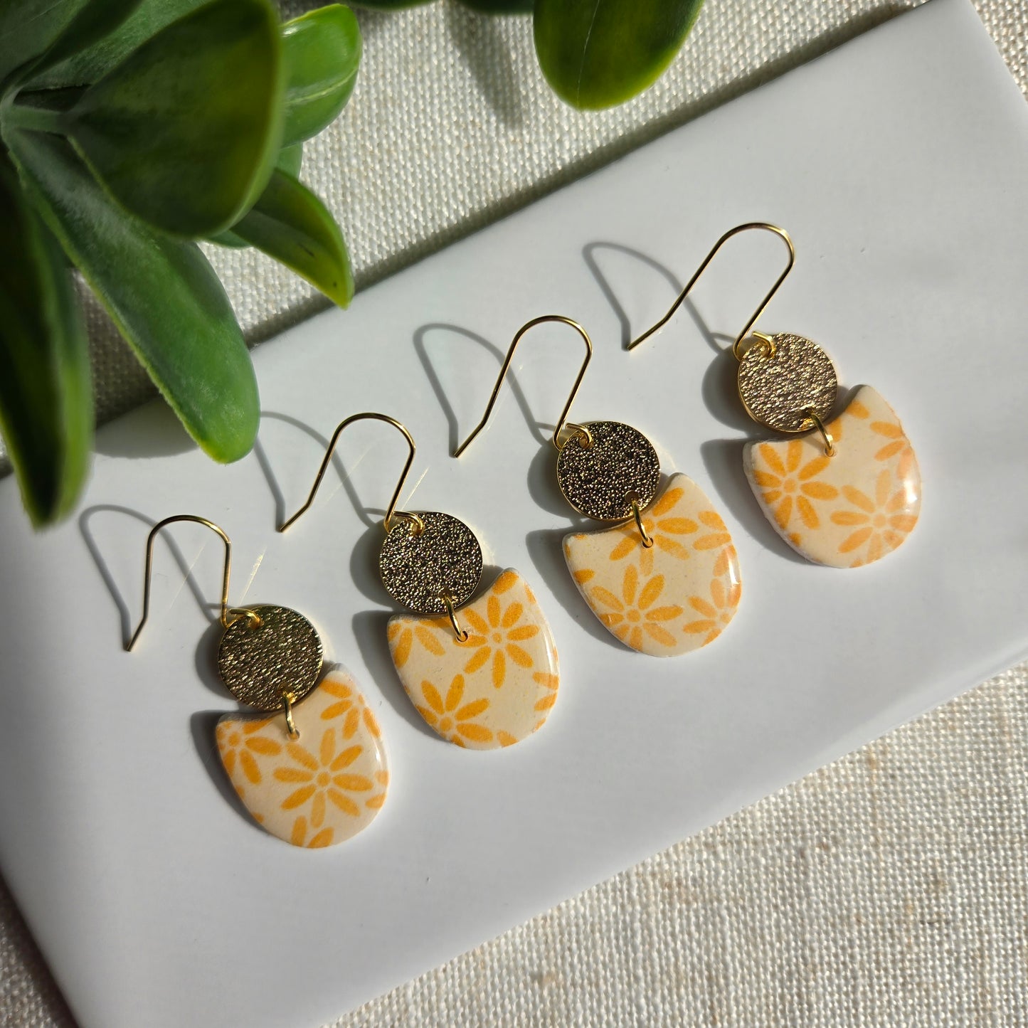 Yellow Flower Dangles