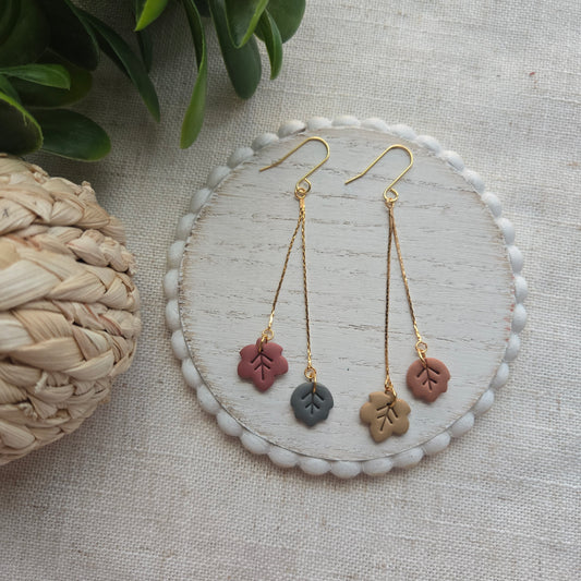 Clay Leaf Dangles