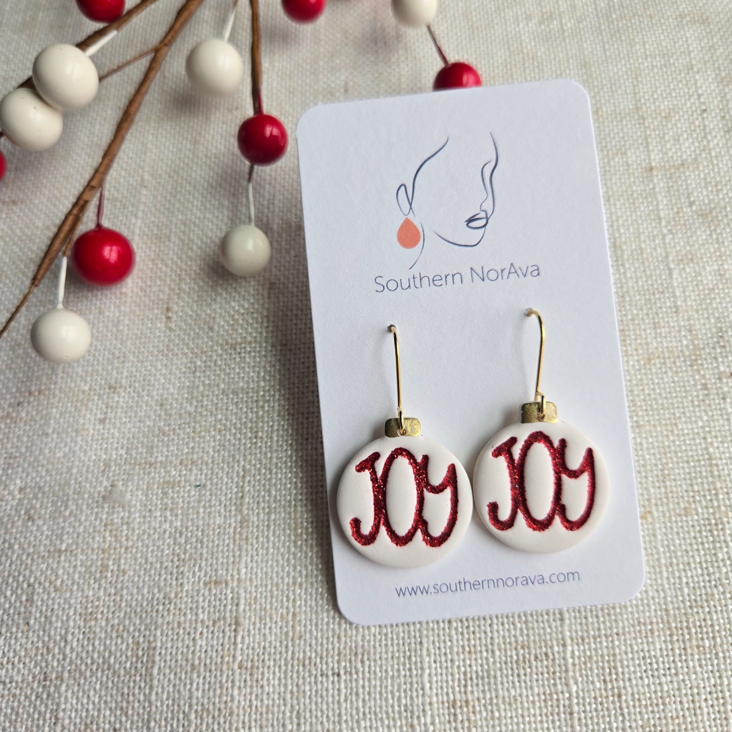 2025 Holiday - Clay - Joy Ornaments