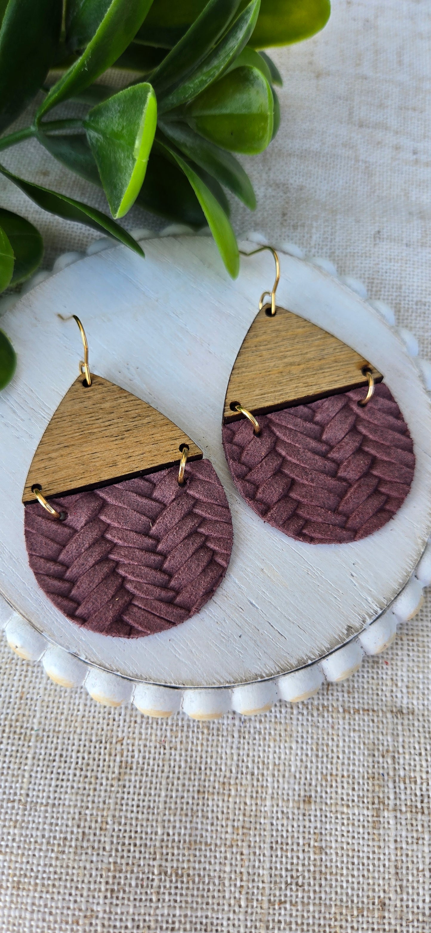 Textured Solids - Vintage Mauve Braided - Bethany