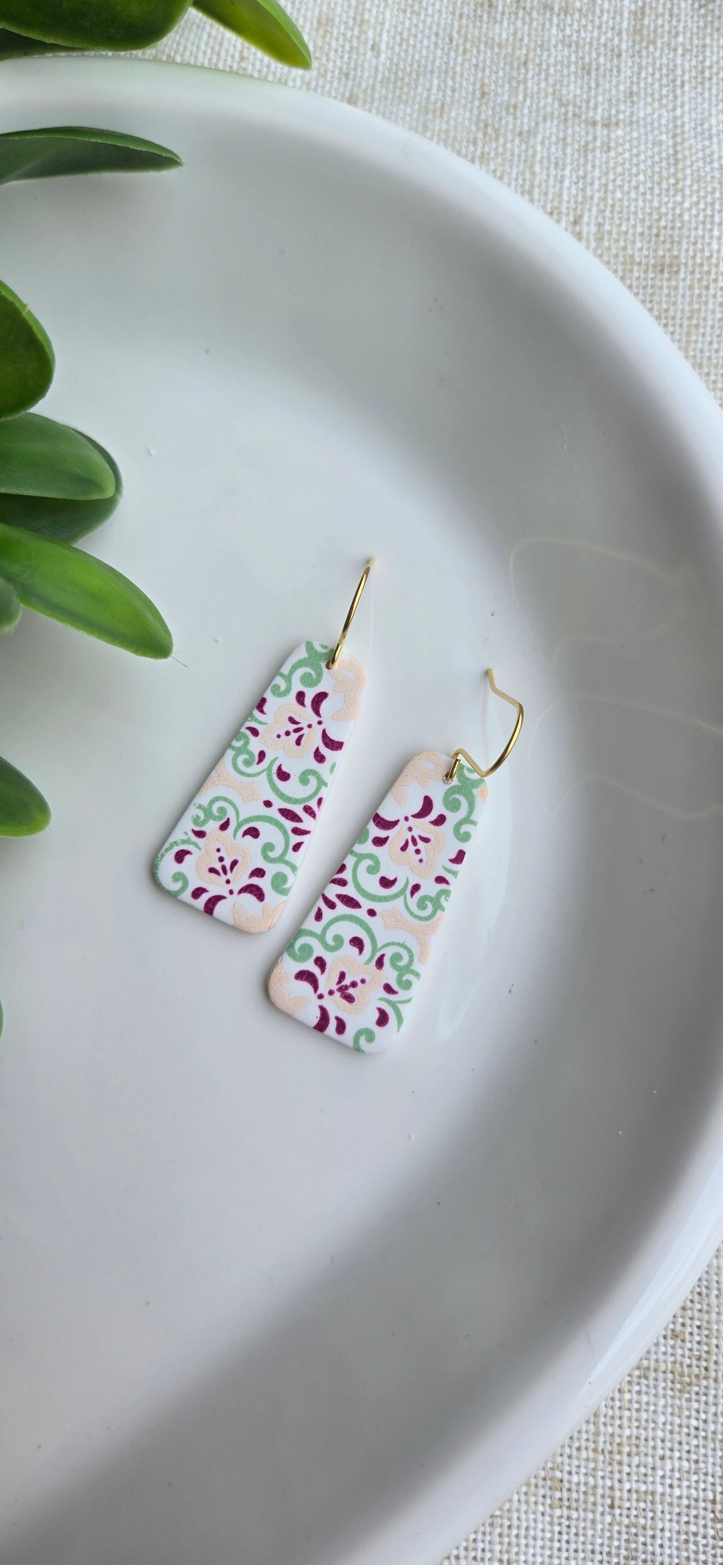 Moroccan Tile - Rose and Sage - Bars