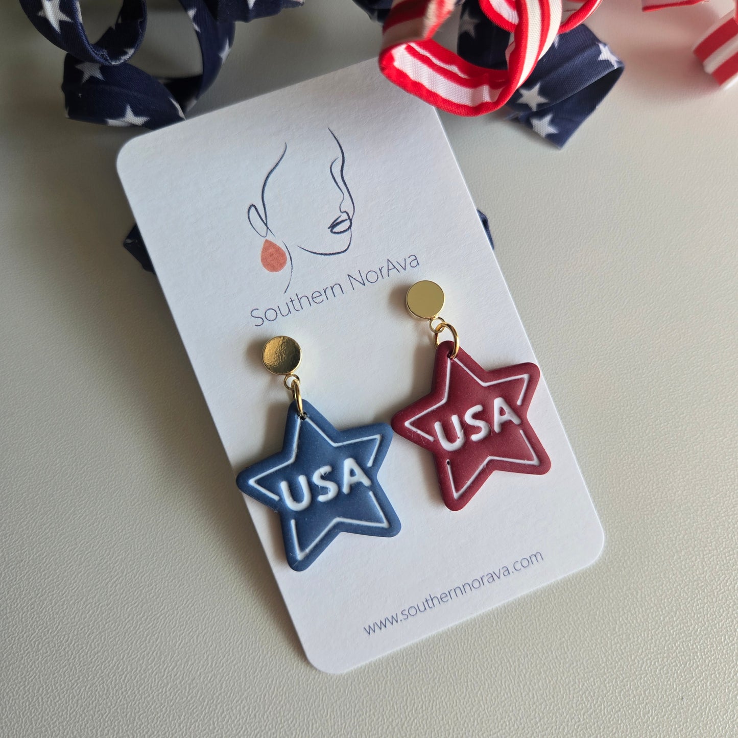 Summer Picnic - USA Star Dangles