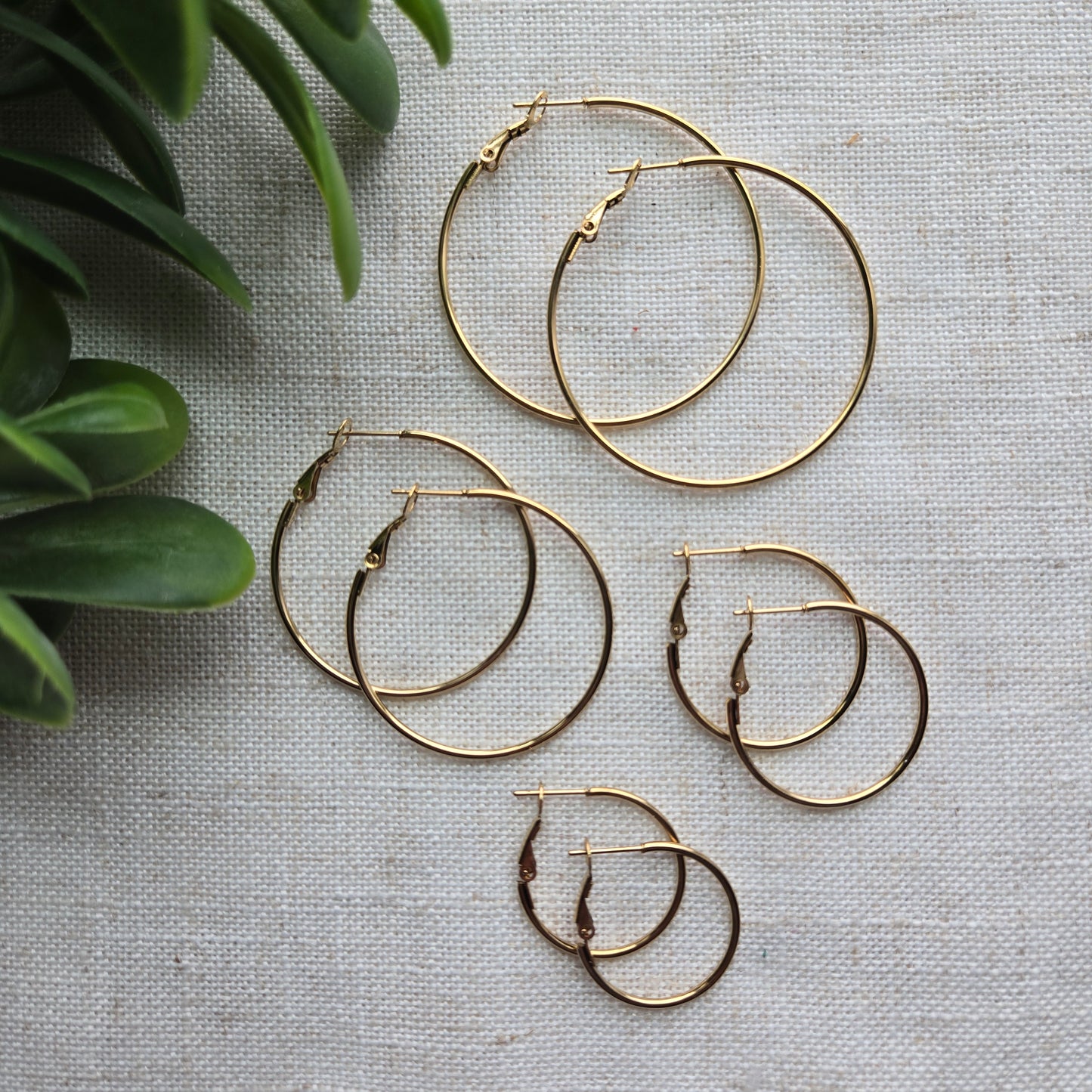 Lever Back Stainless-Steel Hoops - Multiple Options