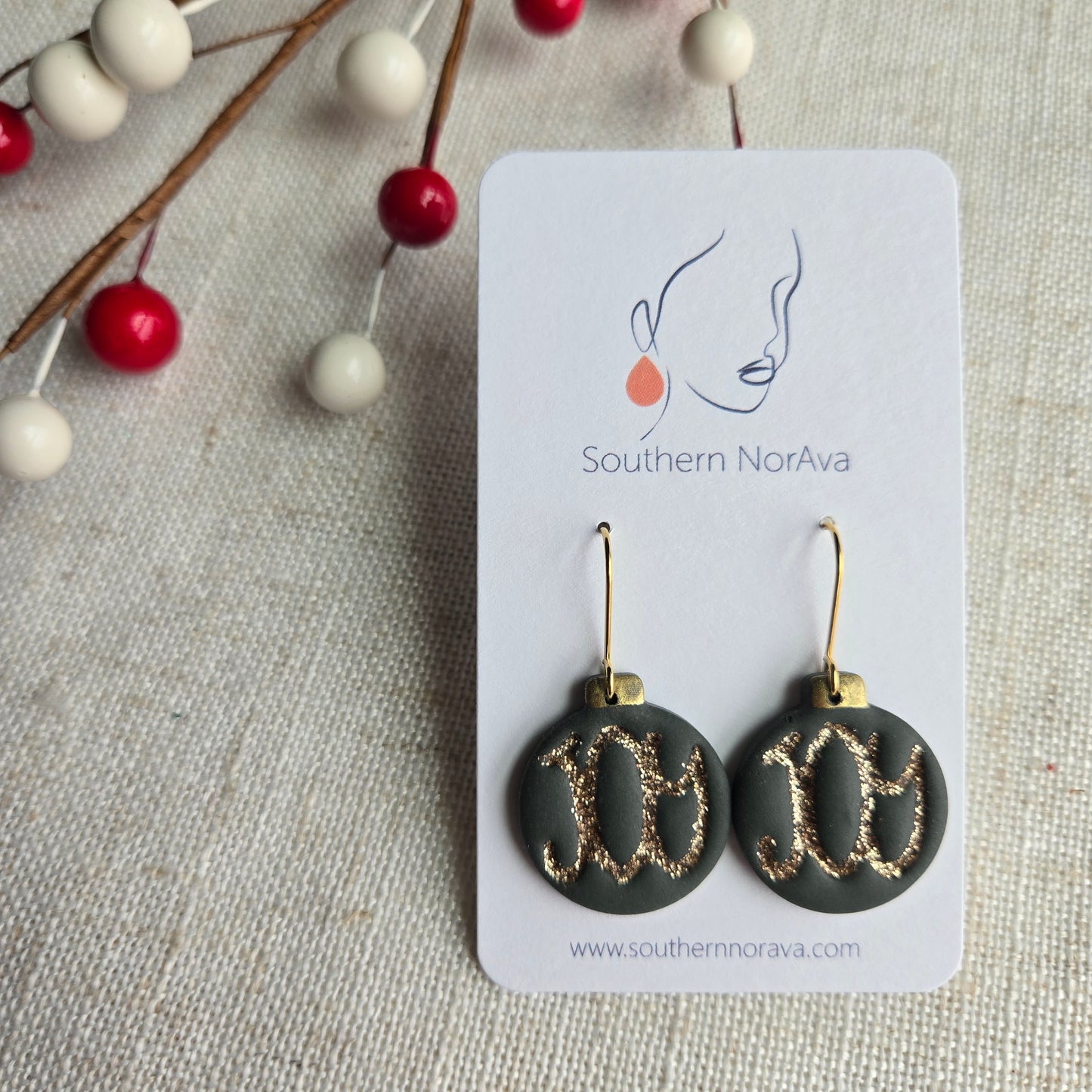 2025 Holiday - Clay - Joy Ornaments