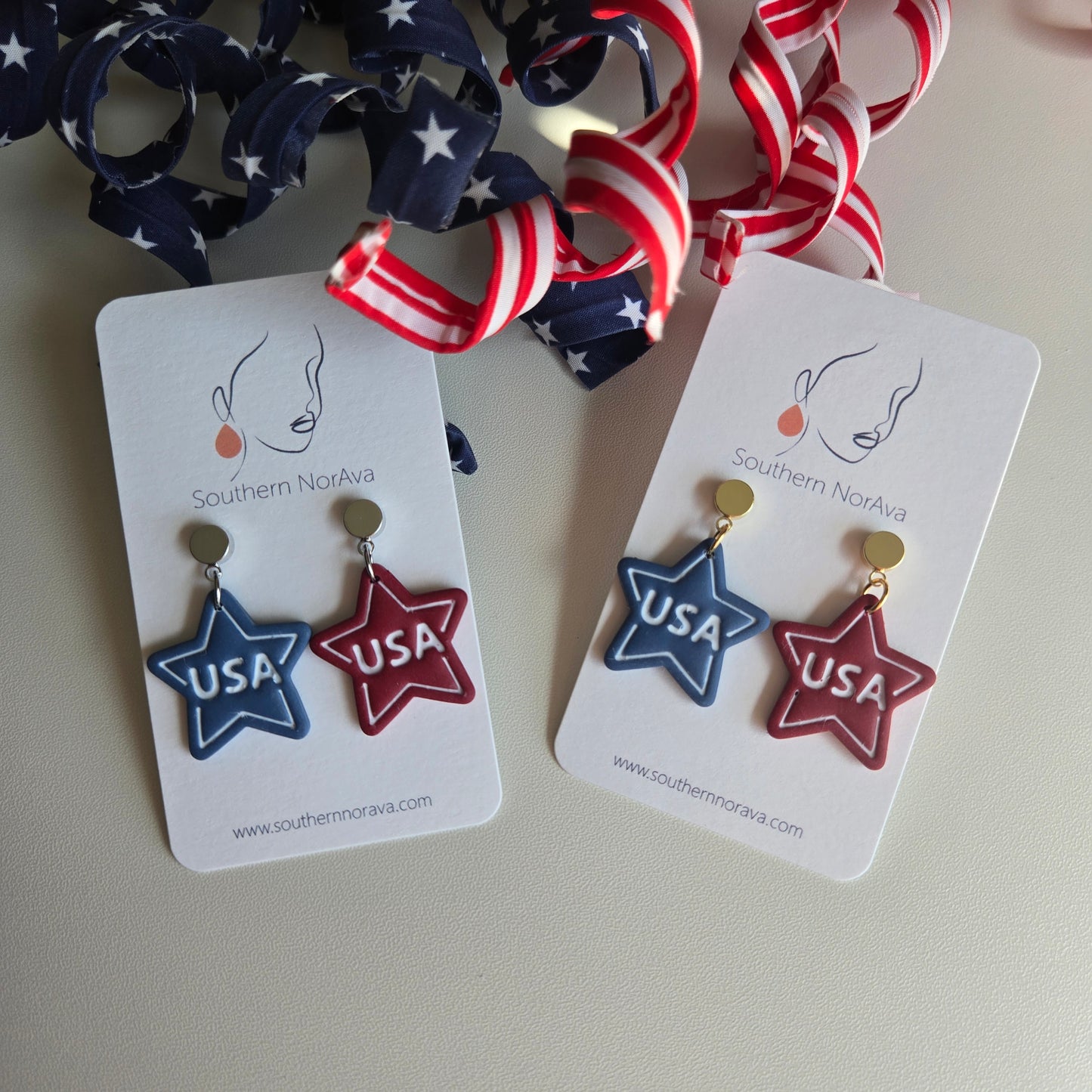 Summer Picnic - USA Star Dangles