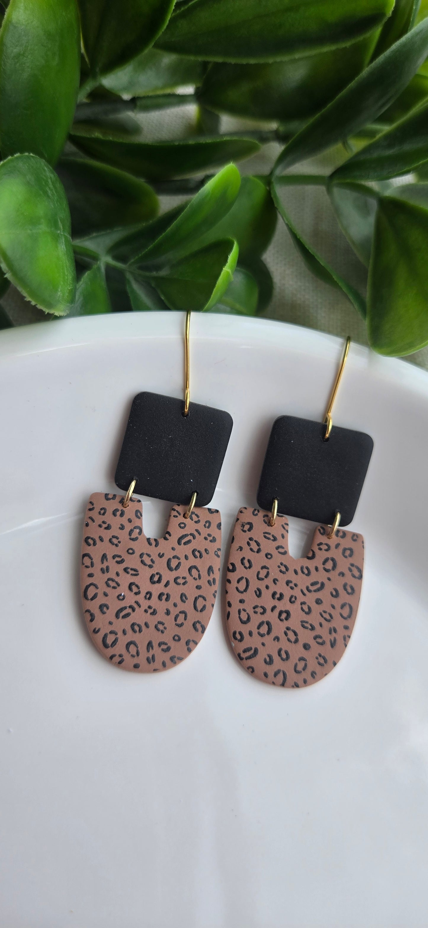 Neutral Leopard Collection - U-Shaped with Square