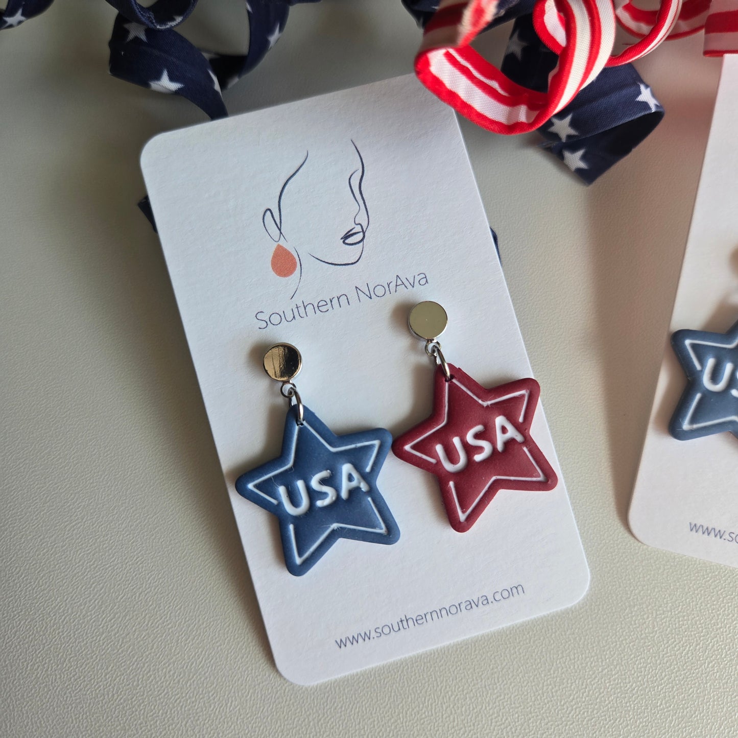 Summer Picnic - USA Star Dangles