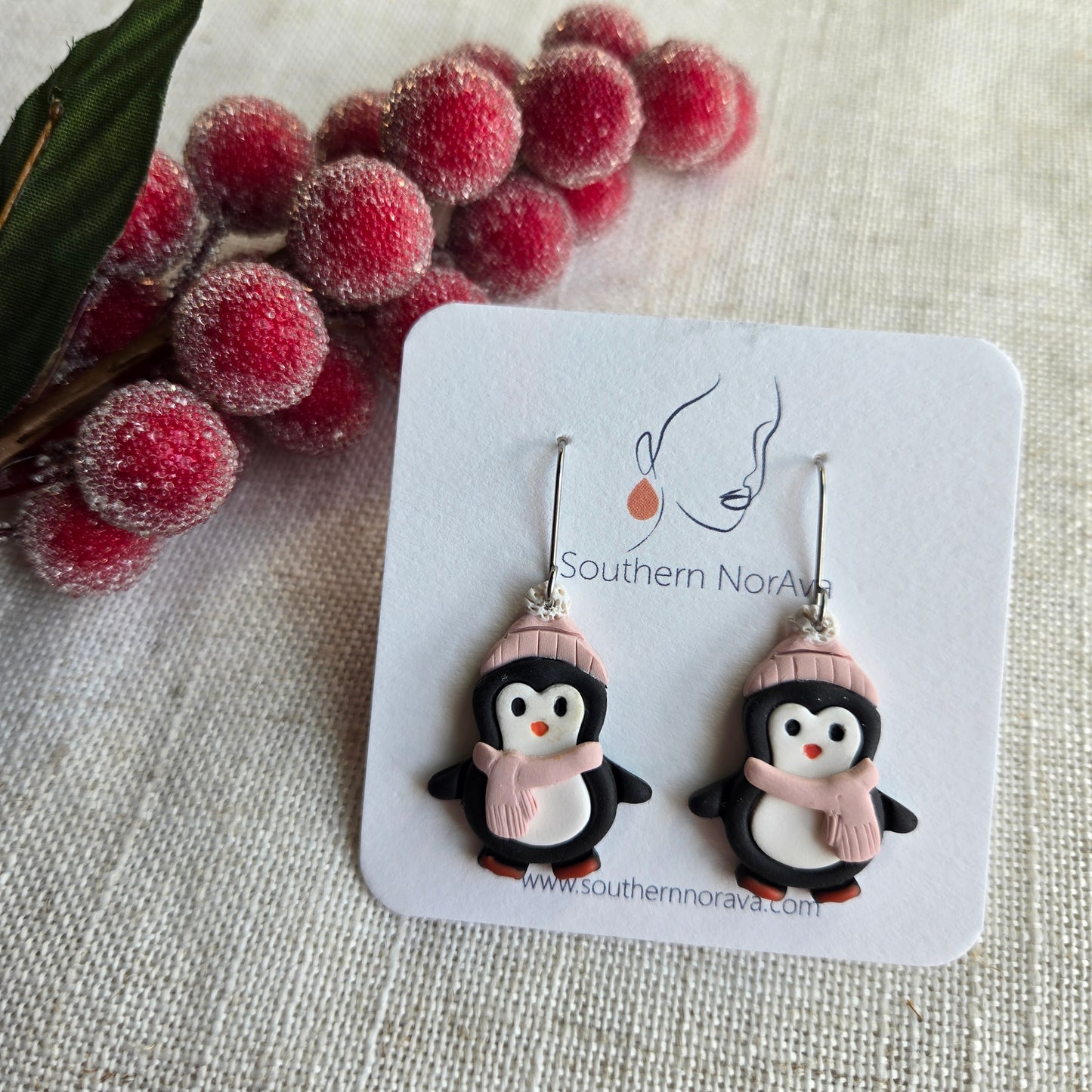 2025 Holiday - Clay - Penguins