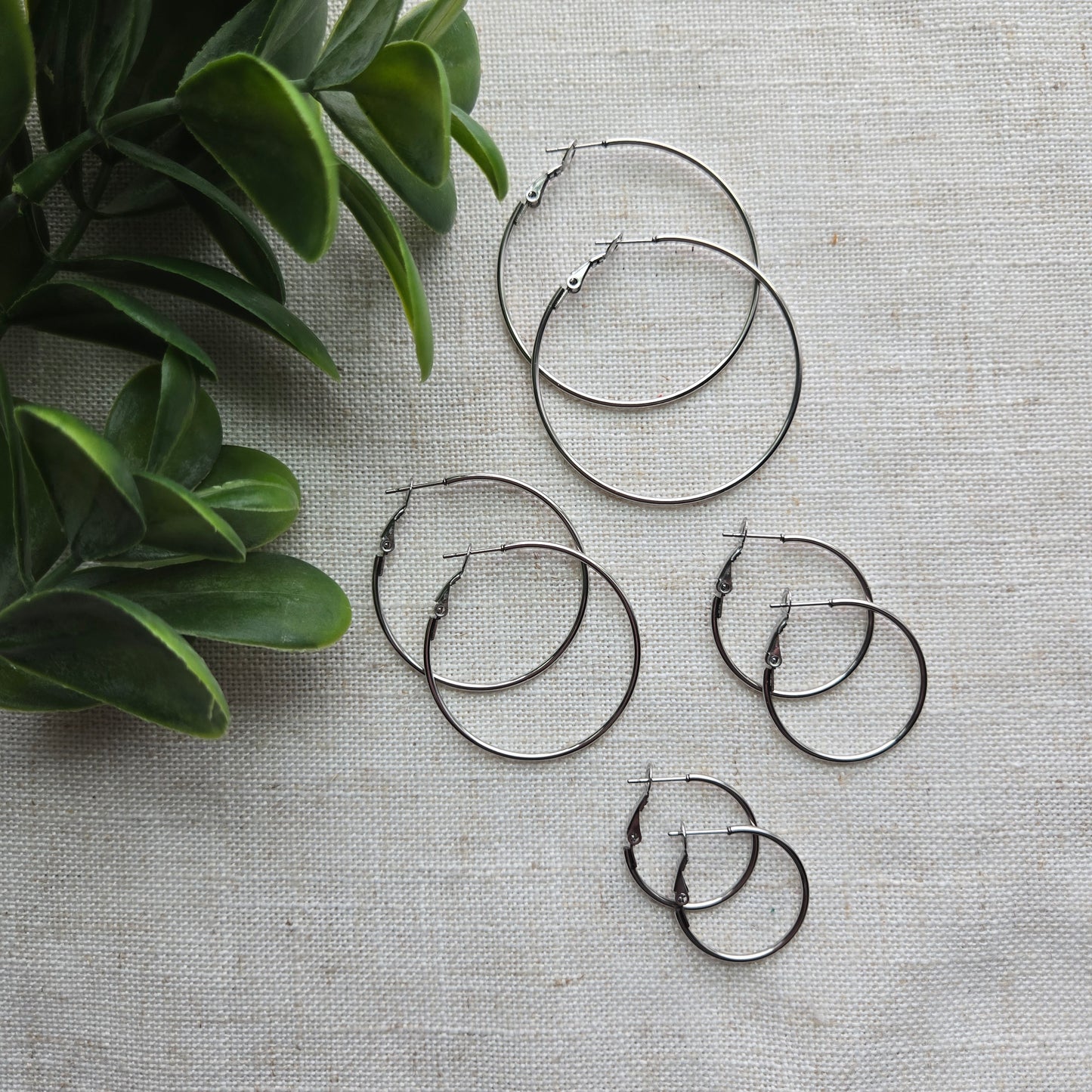 Lever Back Stainless-Steel Hoops - Multiple Options